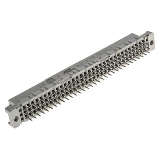 HARTING DIN 41612 96 Way 2.54 mm Pitch Type Through Hole Solder Class C2 3 Row Female Straight Connector 09032966845