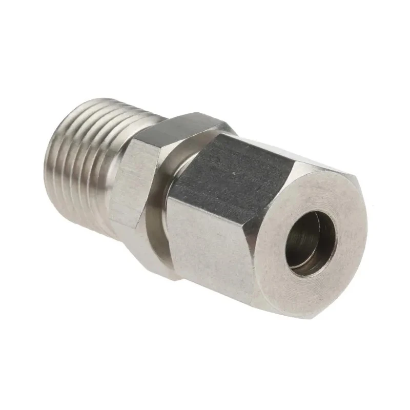 RS PRO Stainless Steel Compression Fitting for Use with Thermocouple or PRT Probe, BSPP Parallel Thread, RoHS 381-7378