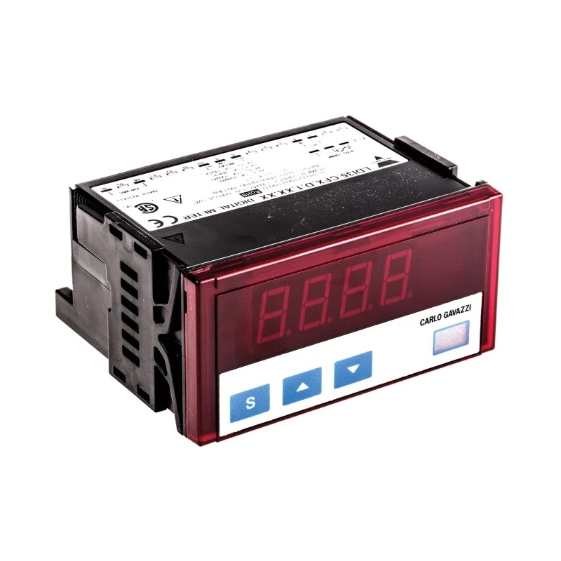 Carlo Gavazzi Multi-Function Panel Meter CF Single Line LED Display for Pressure, AC/DC Power, Frequency, Torque LDI35