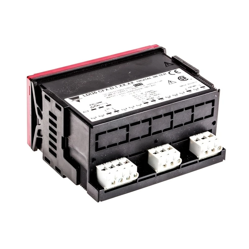 Carlo Gavazzi Multi-Function Panel Meter CF Single Line LED Display for Pressure, AC/DC Power, Frequency, Torque LDI35