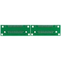 Sunhayato 50 Way 2 Sided Extender Converter Board Epoxy Glass Fabric Laminate FR4 1.6mm 132.08mm x 24.13mm CK-12