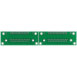 Sunhayato 50 Way 2 Sided Extender Converter Board Epoxy Glass Fabric Laminate FR4 1.6mm 132.08mm x 24.13mm CK-12