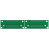 Sunhayato 50 Way 2 Sided Extender Converter Board Epoxy Glass Fabric Laminate FR4 1.6mm 132.08mm x 24.13mm CK-12