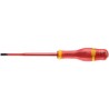 Facom Insulated Screwdriver 5.5 mm Tip Width 125 mm Blade VDE/1000V Approved 235 mm Overall AT5.5X125TVE