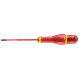 Facom Insulated Screwdriver PH1 Tip 100 mm Blade Polymer Handle VDE 1000V Approved 210mm Overall ATP1X100TVE
