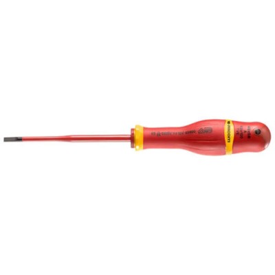 Facom Insulated Screwdriver PH1 Tip 100 mm Blade Polymer Handle VDE 1000V Approved 210mm Overall ATP1X100TVE