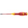 Facom Insulated Screwdriver PH1 Tip 100mm Blade Polymer Handle Bi Material Grip VDE/1000V Approved 210mm Overall ATPB1X100TVE