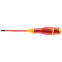 Facom Insulated Screwdriver with PH2 Tip, 125 mm Blade Length, 245 mm Overall Length, Polymer Bi-Material ATPB2X125TVE