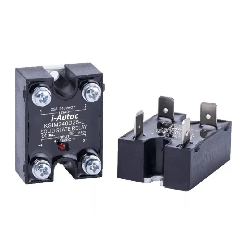 i-Autoc KSIM Series Solid State Relay, 10A Load Current, Panel Mount, 440V AC Load, 4-32V DC Control KSIM380D10-L
