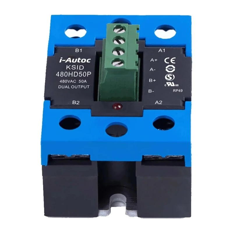 i-Autoc KSID Series Solid State Relay, 25 A Load Current, Panel Mount, 280 V AC Load, 15 V DC Control KSID240LD25