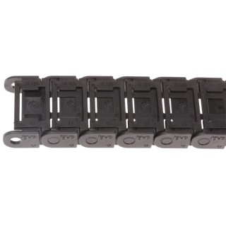 Igus Black Cable Trunking e-chain 38 mm Min. Bend Radius, W37 mm x D15 mm x L1 m, Igumid G W37mm