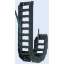 Igus Black Cable Trunking e-chain with Igumid NG Material, Width 38.2mm x Depth 19.3mm, Length 1m, Minimum Bend E08.30.038.0
