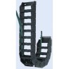 Igus Black Cable Trunking e-chain with Igumid NG Material, Width 38.2mm x Depth 19.3mm, Length 1m, Minimum Bend E08.30.038.0