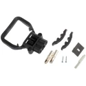 Rema Industrial Power Connector Rated at 80A, 150V, Black Plastic Chassis Mount 95342-01