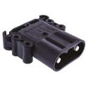 Rema Black Chassis Mount 2P Straight Industrial Power Connector, 160A, 150V 95044-01