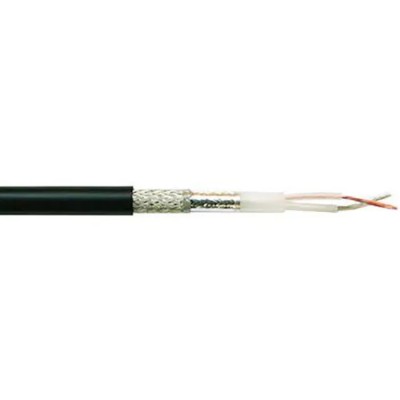Belden Unscreened Black Twin Axial Cable 20AWG 8.7 mm OD 305 m 100 Ω Impedance 9207NH.00305