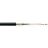 Belden Unscreened Black Twin Axial Cable 20AWG 8.7 mm OD 305 m 100 Ω Impedance 9207NH.00305