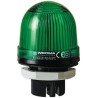 Werma EM 801 Series Green Panel Mount LED Beacon 24V AC Steady Light IP65 801.200.68
