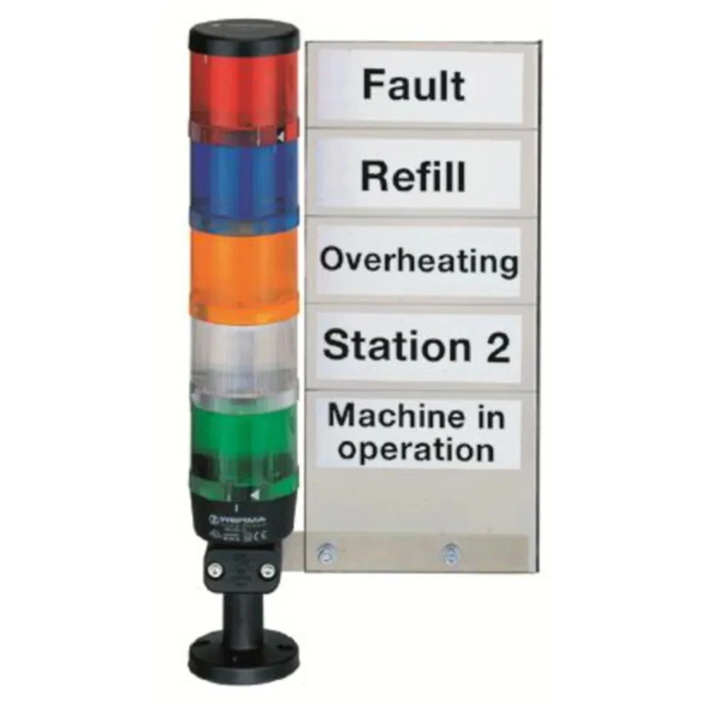 Werma KombiSIGN 50 Series Indicator Board LED Bulb IP54 Wall Mount 343mm Height 960.000.05