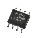 Texas Instruments Audio Power Amplifier, Class A-B, 1 Channel, 8-Pin SOIC Package, 0.32W Output Power LM386M-1/NOPB