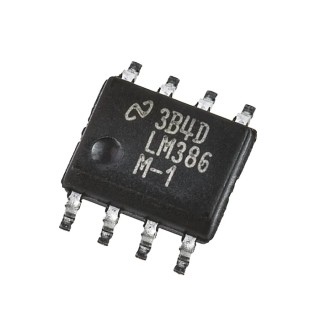 Texas Instruments Audio Power Amplifier, Class A-B, 1 Channel, 8-Pin SOIC Package, 0.32W Output Power LM386M-1/NOPB