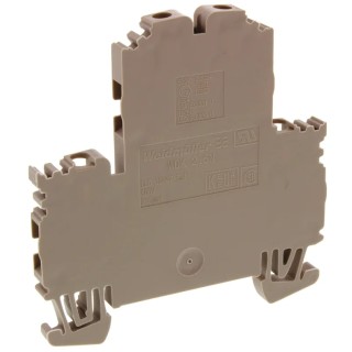 Weidmüller WDK Series Double Level Terminal Block Brown 2.5mm² 2-Level Screw ATEX 1041600000