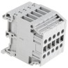 Entrelec Distribution Block 5 Way 800V 32A Grey 1SNA115409R2600