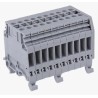 Entrelec Distribution Block 10 Way 800V 32A Grey 1SNA115412R0000