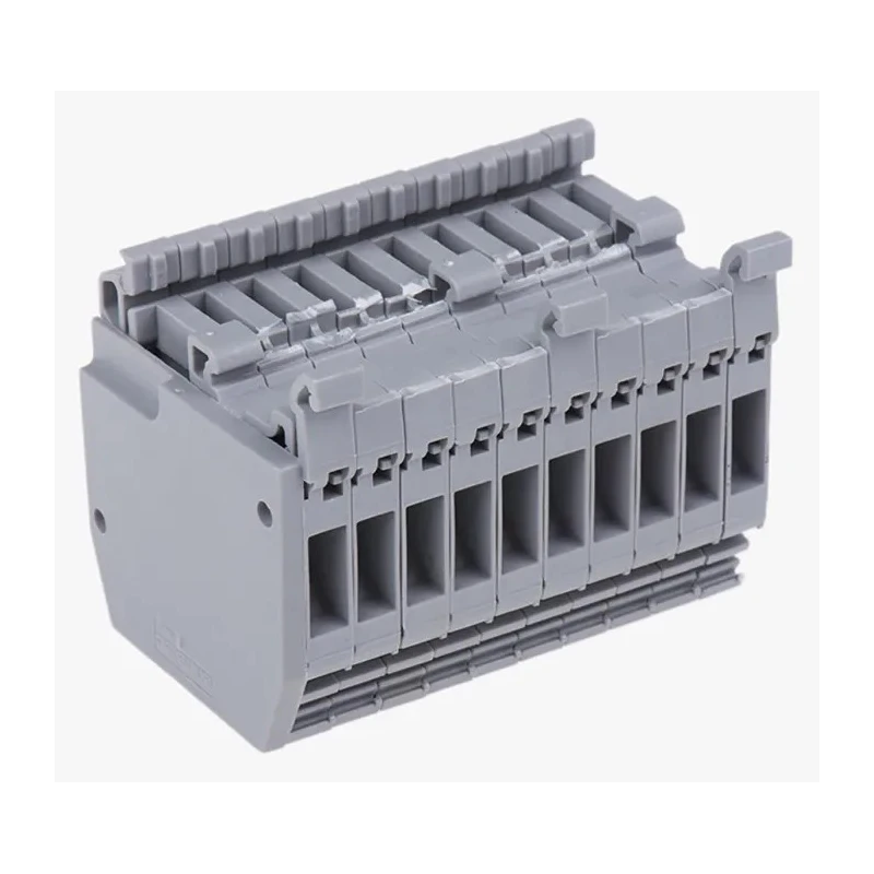 Entrelec Distribution Block 10 Way 800V 32A Grey 1SNA115412R0000