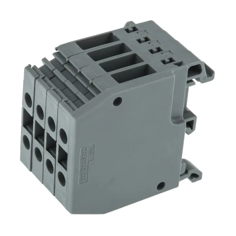 Entrelec Distribution Block 4 Way 800V 32A Grey 1SNA115408R2500