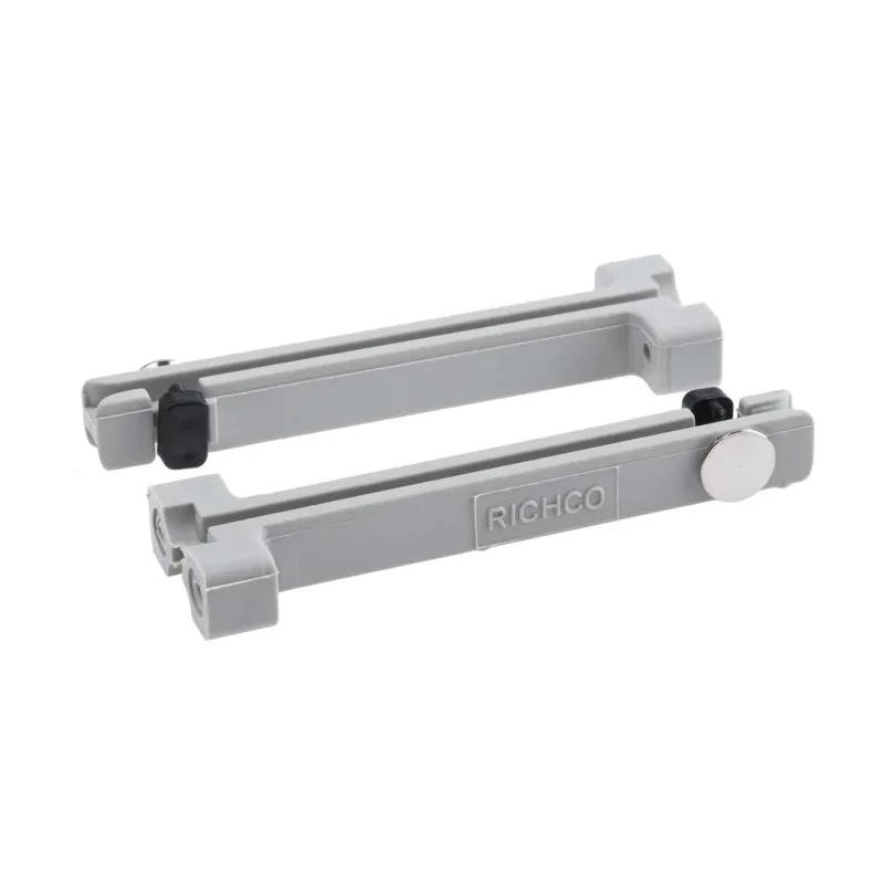 Essentra PCB Card Guide Vertical Mount 65 mm Long, 1.6 mm Thick Max. VMCG2-065-PBK