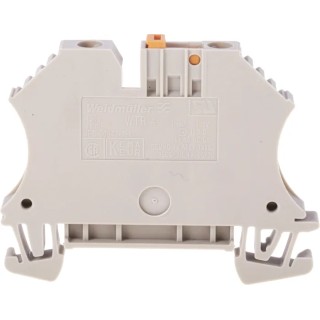 Weidmüller WTR Series Disconnect Terminal Block Brown 4mm² 1-Level Screw Connection 400V 32A 7910180000