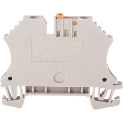 Weidmüller WTR Series Disconnect Terminal Block Brown 4mm² 1-Level Screw Connection 400V 32A 7910180000