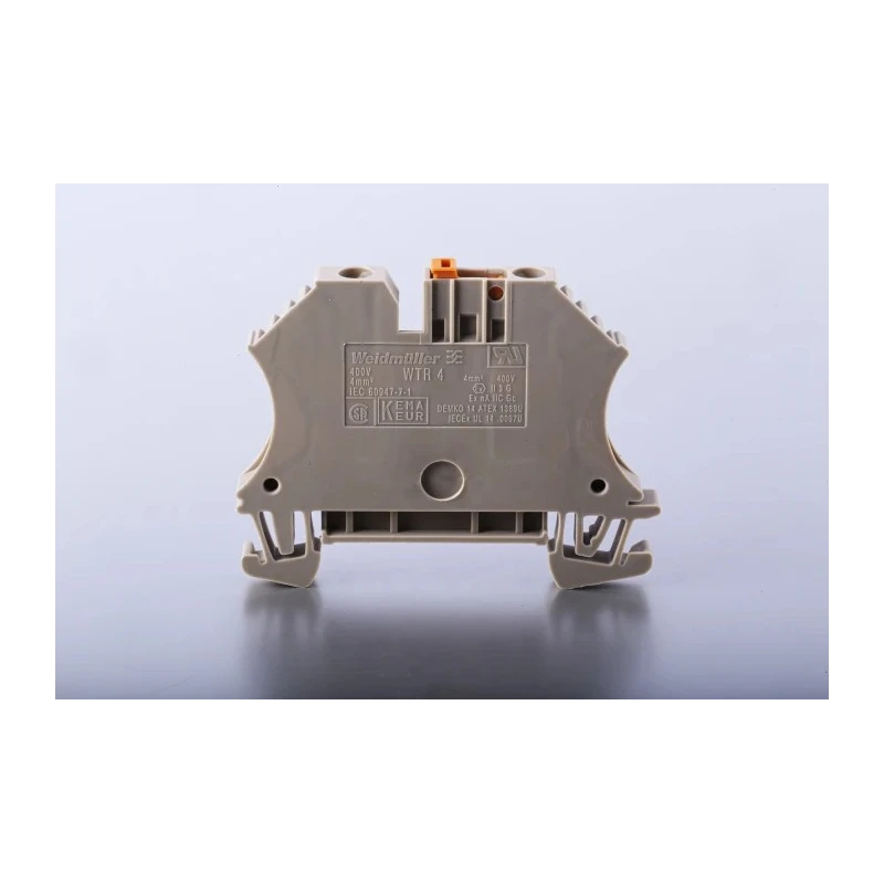 Weidmüller WTR Series Disconnect Terminal Block Brown 4mm² 1-Level Screw Connection 400V 32A 7910180000
