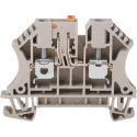 Weidmüller WTR Series Disconnect Terminal Block Brown 4mm² 1-Level Screw Connection 400V 32A 7910180000
