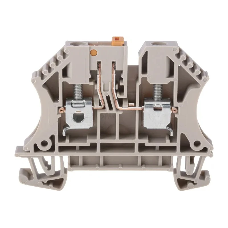 Weidmüller WTR Series Disconnect Terminal Block Brown 4mm² 1-Level Screw Connection 400V 32A 7910180000