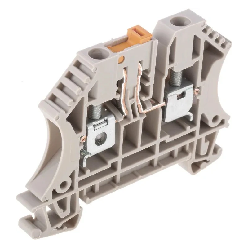 Weidmüller WTR Series Disconnect Terminal Block Brown 4mm² 1-Level Screw Connection 400V 32A 7910180000