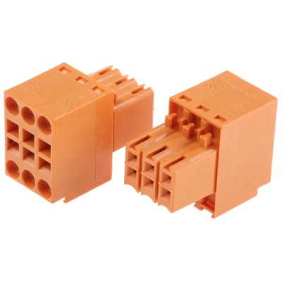 Weidmüller B2L 3.50 Series Pluggable Terminal Block 6-Contact 3.5 mm Pitch 2 Row 200V 10.3A 1727560000