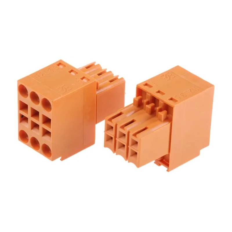 Weidmüller B2L 3.50 Series Pluggable Terminal Block 6-Contact 3.5 mm Pitch 2 Row 200V 10.3A 1727560000