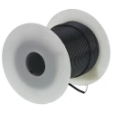Alpha Wire Hookup Wire PVC Series Black 0.33 mm² 22 AWG 7/0.25 mm Copper Conductor 600V 105°C 30 m 3071 BK005