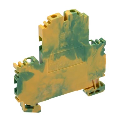 Weidmüller WDK Series PE Terminal Green Yellow 2-Level Screw Termination 2.5mm² 300A IECEx/ATEX 1041620000