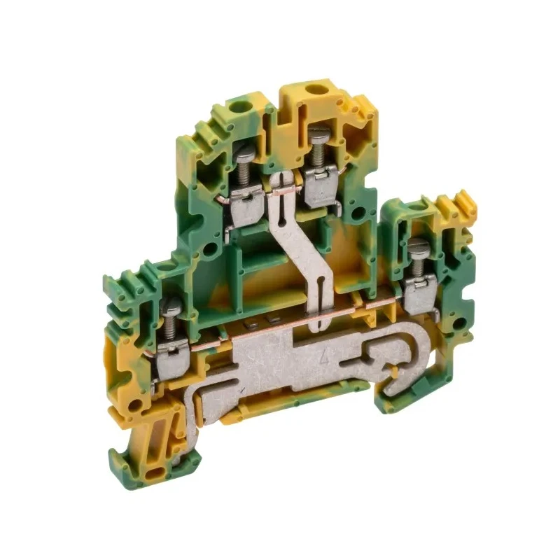 Weidmüller WDK Series PE Terminal Green Yellow 2-Level Screw Termination 2.5mm² 300A IECEx/ATEX 1041620000