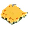 Entrelec SNA Series Earth Terminal Block Green, Yellow 10mm² 1-Level Screw Terminal 800V AC 55A 1SNA165115R1000