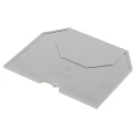 RS PRO Grey End Cover Accessory for Use with DIN Rail Terminal Blocks 384-7060