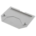 RS PRO Grey End Cover Accessory for Use with DIN Rail Terminal Blocks 384-7060