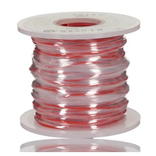 Alpha Wire Hook Up Wire PVC Series Red 0.33 mm² 22 AWG 7/0.25 mm Core Strands 30 m Polyvinyl 3071 RD005