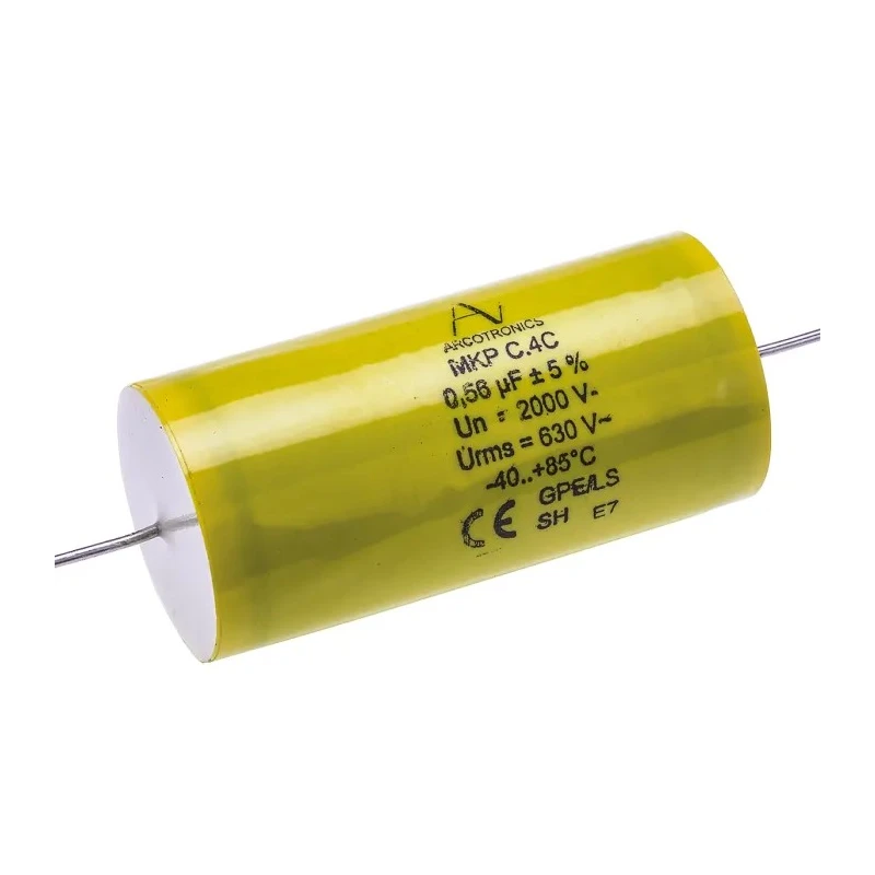 KEMET C4C Polypropylene Capacitor 560 nF ±5%, 2 kV DC, 630 V AC Through Hole Mount C4CAWUD3560AA3J