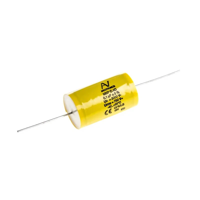 KEMET C4C Polypropylene Film Capacitor 100nF 3kV DC 750V AC ±5% Through Hole Mount C4CAYUD3100AA1J