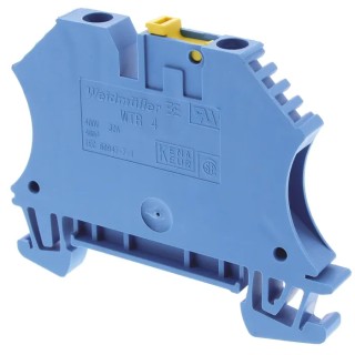 Weidmüller WTR Series Disconnect Terminal Block Blue, 4mm², 1-Level, Screw, 400V, 32A 7910190000