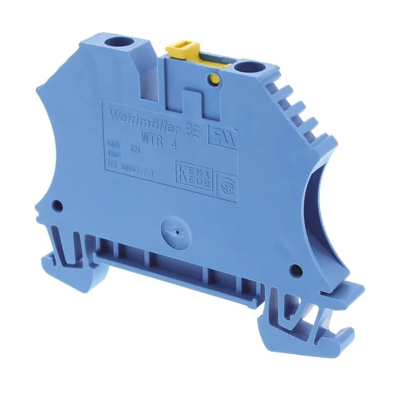 Weidmüller WTR Series Disconnect Terminal Block Blue, 4mm², 1-Level, Screw, 400V, 32A 7910190000